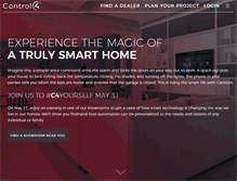 Tablet Screenshot of control4.com