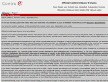 Tablet Screenshot of forums.control4.com
