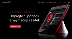 Desktop Screenshot of control4.cz