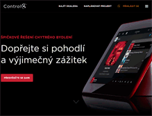 Tablet Screenshot of control4.cz